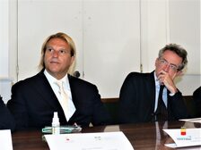 Una foto dell'evento in sala Bobbio