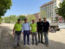 Villa comunale, lavori di pulizia e nuovo impianto di irrigazione