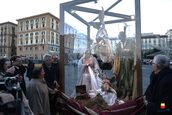 La Natività a grandezza naturale in piazza Municipio fino all'8 gennaio