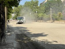 Villa comunale, lavori di pulizia e nuovo impianto di irrigazione