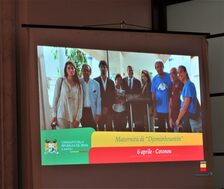 Una foto dell'evento in sala Bobbio