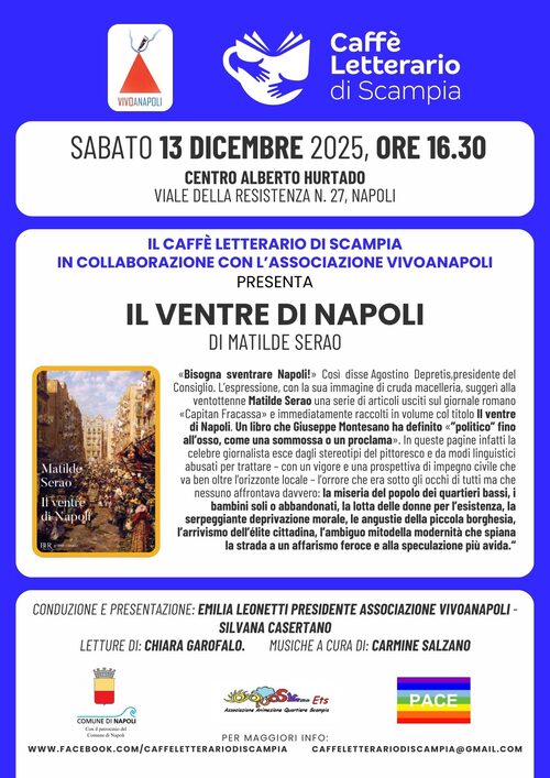 Caffè Letterario di Scampia - "Il Ventre di Napoli", di Matilde Serao