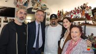 Il sindaco Manfredi e l’assessore Armato incontrano gli artigiani del presepe di via San Gregorio Armeno 