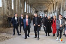 Aa Palazzo Fuga sopralluogo congiunto del Ministro della Cultura Sangiuliano con il Sindaco Manfredi