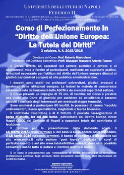 locandina ufficiale del corso