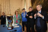 In sala Giunta la Napoli Futsal vincitrice della Coppa Italia