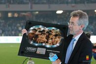 Il Sindaco alla festa per lo scudetto allo stadio Maradona