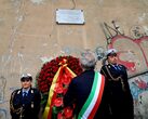 Il Sindaco di Napoli alla cerimonia di commemorazione per Giancarlo Siani