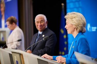 Immagine della presidente von der leyen