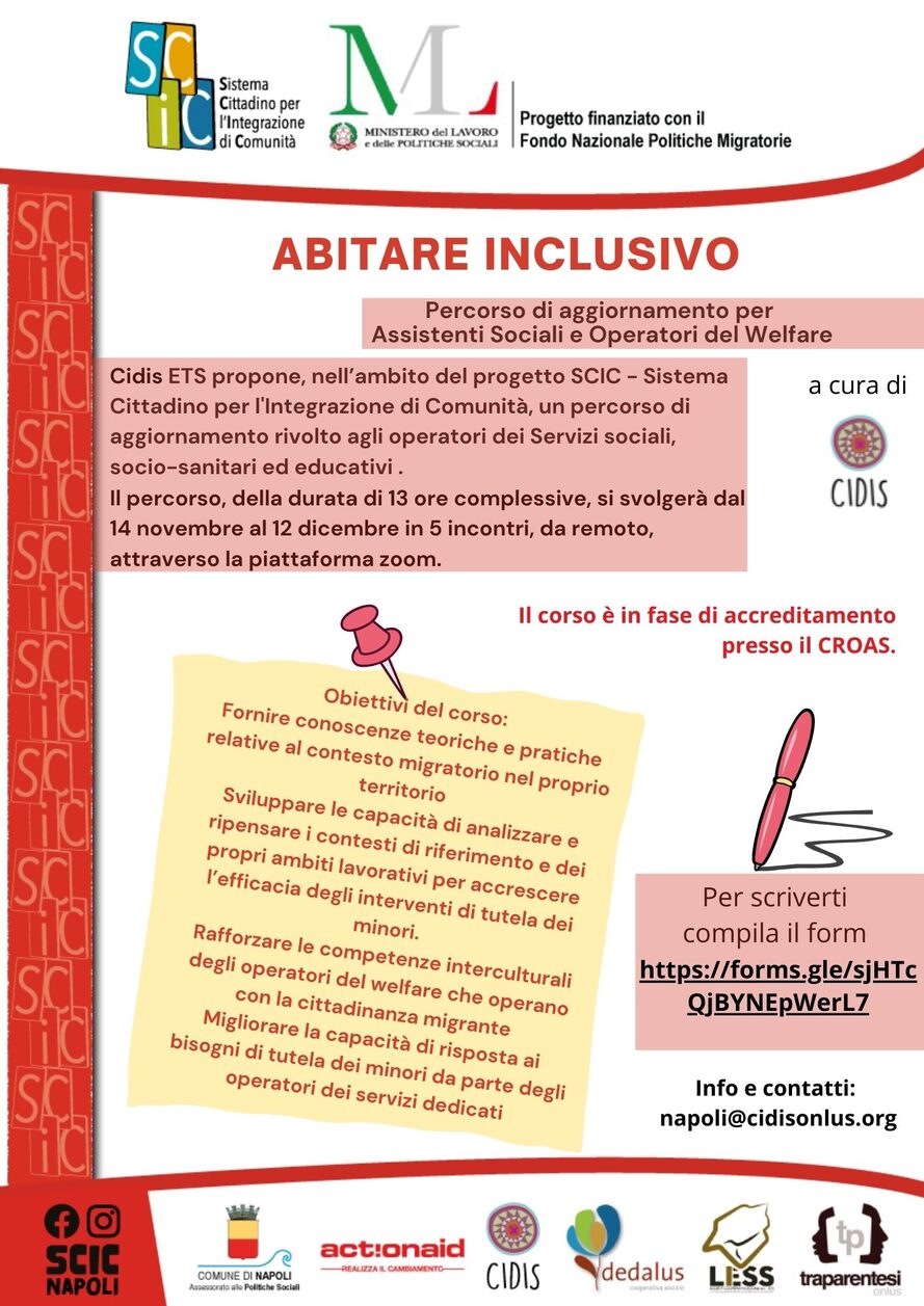 Locandina dell'attività