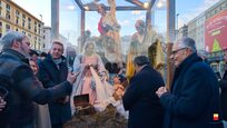 La Natività a grandezza naturale in piazza Municipio fino all'8 gennaio