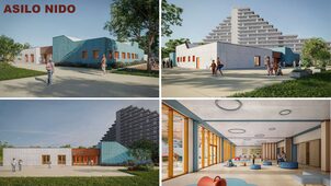 i render del progetto di riqualificazione