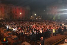 Capodanno: circa cinquantamila in piazza Plebiscito a Napoli