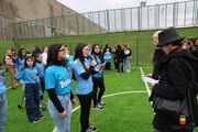 Inaugurato un campetto di calcio per le ragazze e i ragazzi del rione Amicizia 