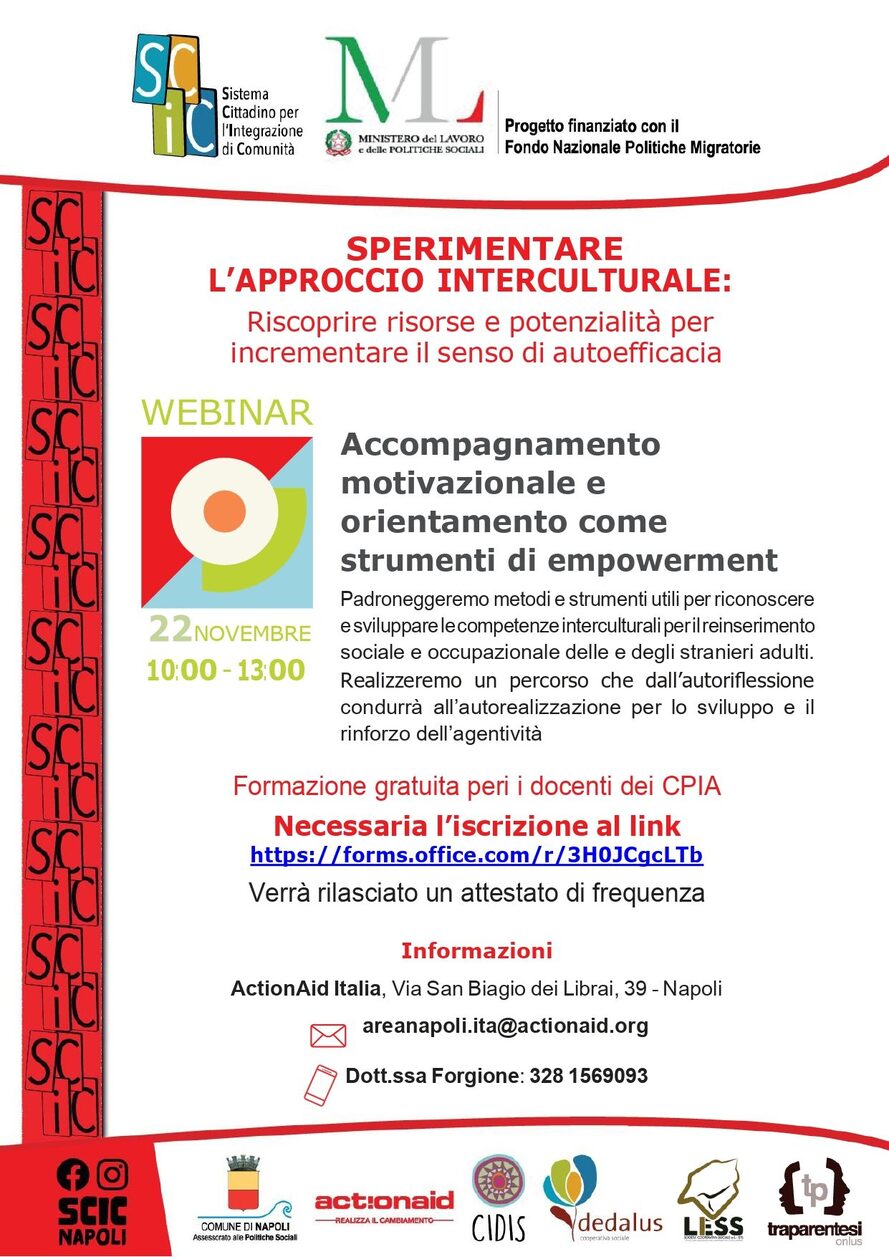 Locandina dell'attività