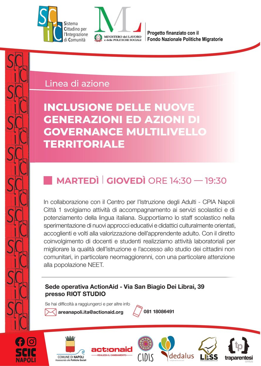 Locandina dell'attività