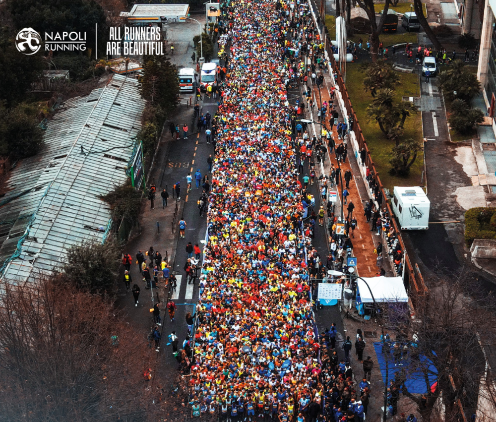 Foto di inizio della maratona