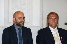Una foto dell'evento in sala Bobbio