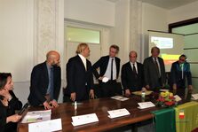 Una foto dell'evento in sala Bobbio