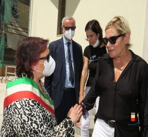 L'assessore Armato ai funerali di Antonio Casagrande